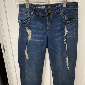 Kut from the Kloth DESTRESSED jeans
